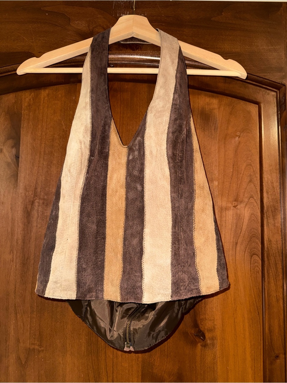 Vintage Wilsons Leather Striped Corduroy Flare Set - Picture 7 of 11